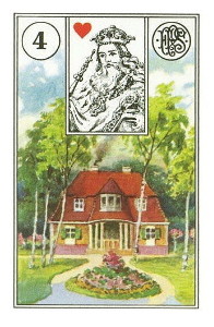 LENORMAND, THE HOUSE AND THE KING CONNECTION