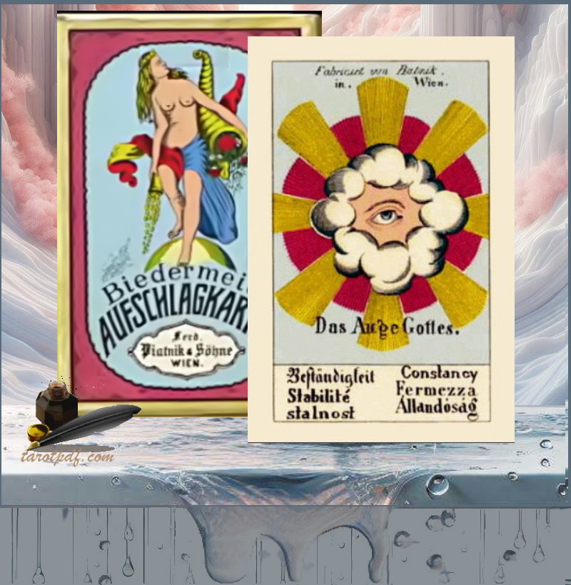 BIEDERMEIER CARDS BY PIATNIK 1901.